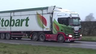 TRUCKS ON THE A41 18 DECEMBER PART 1