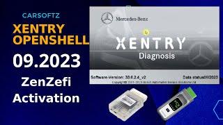 Installation Xentry Openshell XDOS 2023.09 Mercedes-Benz SDConnect C4 C5 C6 VCX SE