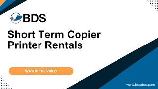 Short Term Copier Printer Rental