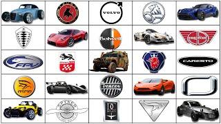 Car Brands Origin Countries | 4K resolution | Car Logos with Name Example