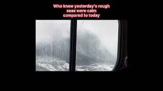 WHAT WERE WE THINKING!!! On the Queen Mary 2 in the middle of the Atlantic Ocean