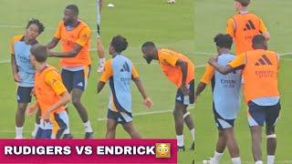 Full video| Rudiger Vs Endrick Real Madrid first training in USA Chicago, Endrick Goals and Arda