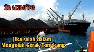 Kapal & Tongkang Terlipat,, Proses Sandar di Mv Lumoso Karunia..