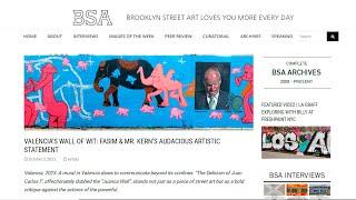 VALENCIA’S WALL OF WIT: FASIM & MR. KERN’S AUDACIOUS ARTISTIC STATEMENT / BROOKLYN STREET ART, 2023