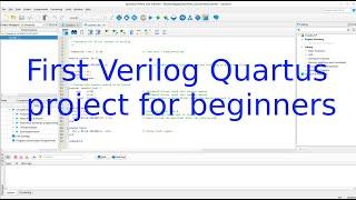 FPGA 5 - First Verilog Quartus/Questa project for beginners