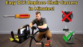 Upgrade Your Chair Wheels in Under 5 Minutes