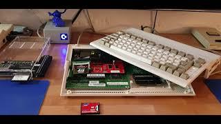 Amiga 600 mit CF Karte Classic Workbench 3.1 und Furia V3 Turbokarte!