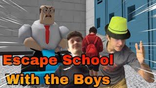 Escaping School With The Boys | Roblox Great School Breakout and Escape Mr Funny's ToyShop