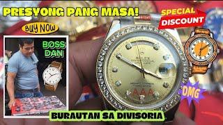 BURAUTAN SA DIVISORIA PRICE LIST UPDATE BOSS DAN SEPT 2024 PRESYONG BAGSAK PRESYO