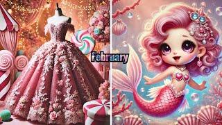 "Choose Your Birthday Month & See Your Fairytale Ball Gown & Cute Little Mermaid!"‍️