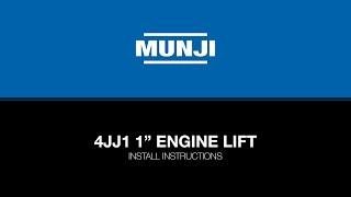 Munji 4x4 Accessories - 4JJ1 1" Engine Lift (Install Instructions)