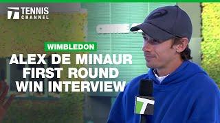 Alex de Minaur Feels More Nervous Watching Girlfriend Katie Play | 2024 Wimbledon 1st Round