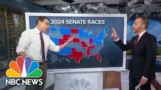 Steve Kornacki and Chuck Todd give an early look at the 2024 Senate map