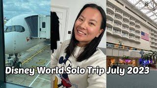 Disney World Solo Trip July 2023 Day 1 - Travel Day, All Stars Music & More!