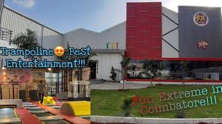 #VLOG 7/FUN EXTREME IN COIMBATORE/TRAMPOLINE/UNEXPECTED TRIP TO CBE