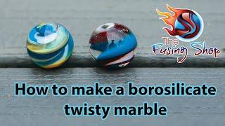 GLASSBLOWING HOW TO | How to Make a Corkscrew Style Marble