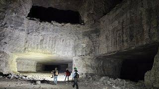 Massive Underground Complex With Strange Green Lake Inside