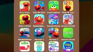 Sesame Street: Potty Time With Elmo+Elmo Loves ABCs+Look and Find Elmo+Elmo Loves 123s+Elmo's World