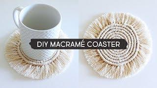 DIY Macramé Coaster