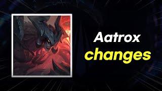 Aatrox changes (+14.12 patch / league of legends)