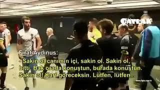 Fırat Aydınusun Uğur Demirok'u sakinleştirişi/Galatasaray-Trabzonspor