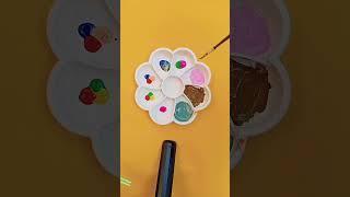 Beautiful Colors Mixing Experiment Step By Step #art #shorts