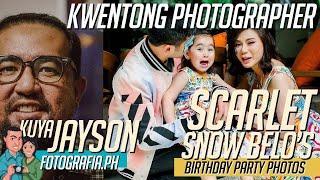 PINOY PHOTOGRAPHER SHOOTS SCARLET SNOW BELO'S BIRTHDAY PARTY