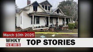 FIRE DESTROYS STONY POINT HOME EARLY MONDAY | WHKY News -- Top Stories: Monday, 03/10/2025