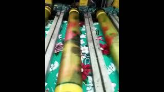 Roller Printing #printing #dyeing #fashion #design #silksaree #saree