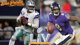 Dan Patrick's 2020 Super Bowl Picks: Ravens vs. Cowboys