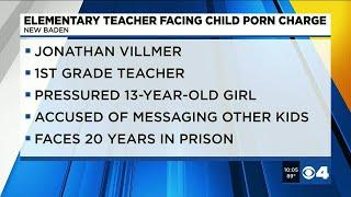 Prosecutors allege 1st grade teacher had explicit conversations with 13-year-old