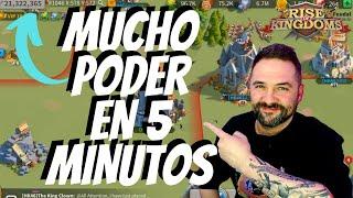 Como CONSEGUIR PODER MUY RÁPIDO en RISE OF KINGDOMS lost crusade Te Soluciono El Problema