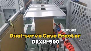 Dual-servo Case Erector DKXM-500 #Machine #selectpack #manufacturing