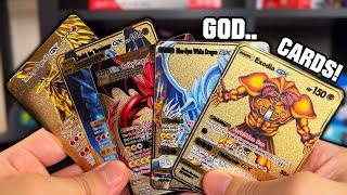 I Found Weird Pure Gold Yu-Gi-Oh Cards.. But They're Also Pokemon Cards!