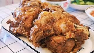 原創美食回鍋爆香豬大骨這樣做太美味Chinese Stewed pork bones