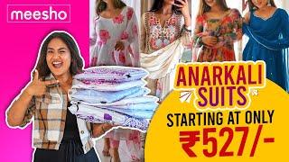 Meesho Haul- Anarkali Suits Starting from Rs.527/- | Shopping-Review | Being Navi