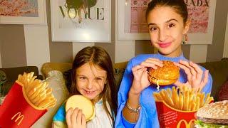 LUDOVICA ha la BRONCHITE e AURORA le PORTA il McDonald’s  VLOG