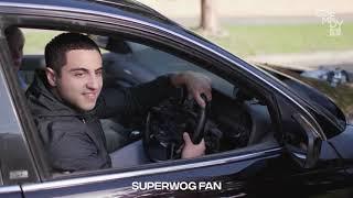 Superwog goes for a ride in his foster fathers car