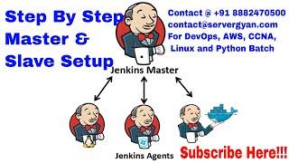 Jenkins Master Slave Set up Step By Step with Practical