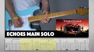 Echoes Gdansk Solo Easy Guitar Lesson + Tab