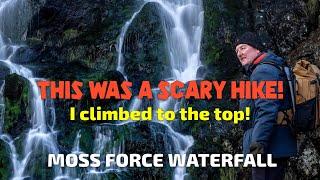 Risky adventure to find epic photos at Moss Force Waterfall