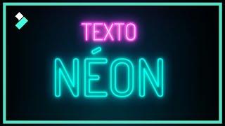 Fazer TEXTO DE NEON com Efeito FALHA DE ENERGIA no Wondershare Filmora (Super Fácil)