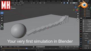 Create your very first Animation / Simulation in BLENDER ( It's fun ! )