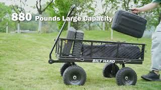 BILT HARD Steel Garden Cart