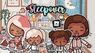 *DOUBLE* Sister Sleepover  *with voice ️* Toca Boca Life World Family Roleplay ‍️