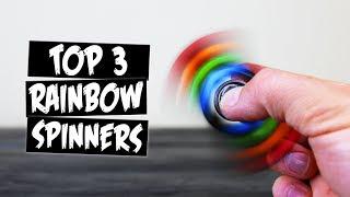 TOP 3 DIY RAINBOW FIDGET SPINNERS