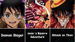 Luffy in Different Anime Styles - One Piece