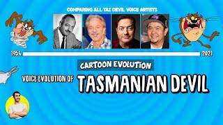 Voice Evolution of TAZ the TASMANIAN DEVIL - 67 Years Compared & Explained | CARTOON EVOLUTION