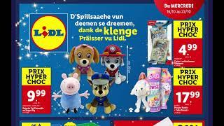 Lidl Luxembourg dépliant folder 16. 10. 2024