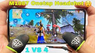 Poco x3 pro free fire gameplay test 2 finger handcam m1887 onetap headshot 120Hz display smoothaf